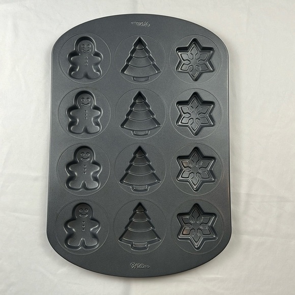 Wilson Other - Wilson Preformed Cookie Bakeware - Christmas - Winter - Gingerbread, Tree, Star